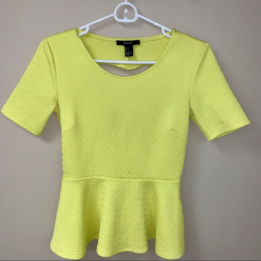 Peplum Top*